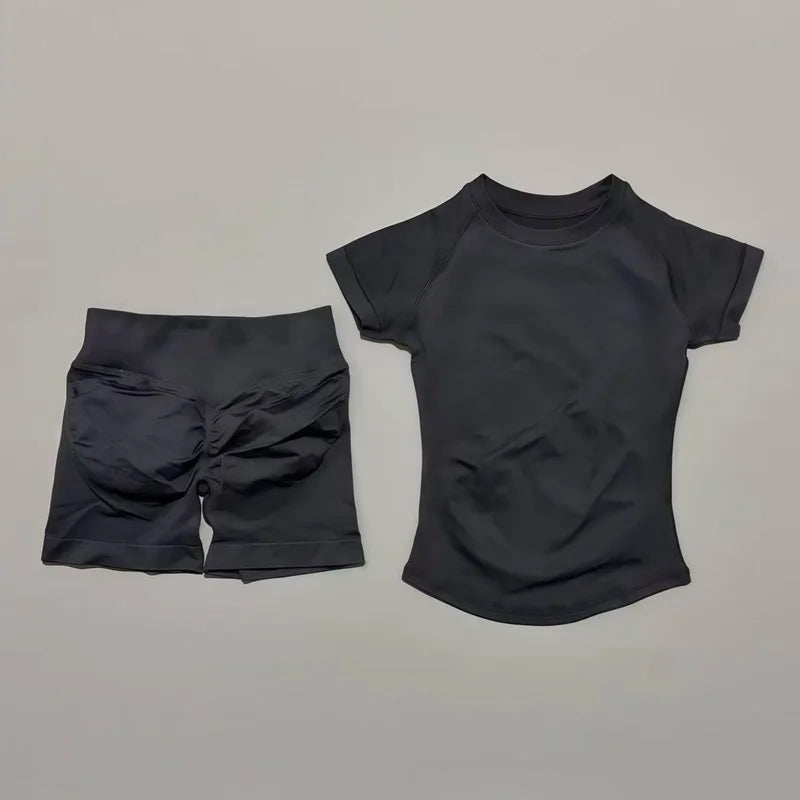 Women's Seamless Ribbed Workout Set