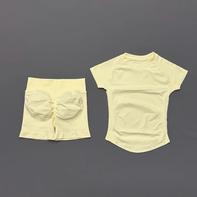 Women's Seamless Ribbed Workout Set