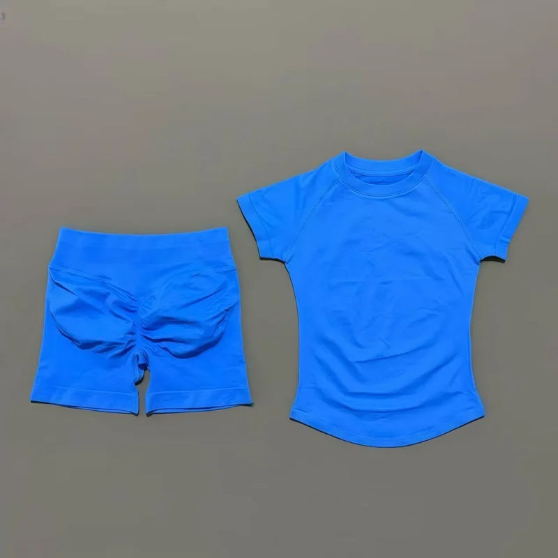 Women's Seamless Ribbed Workout Set