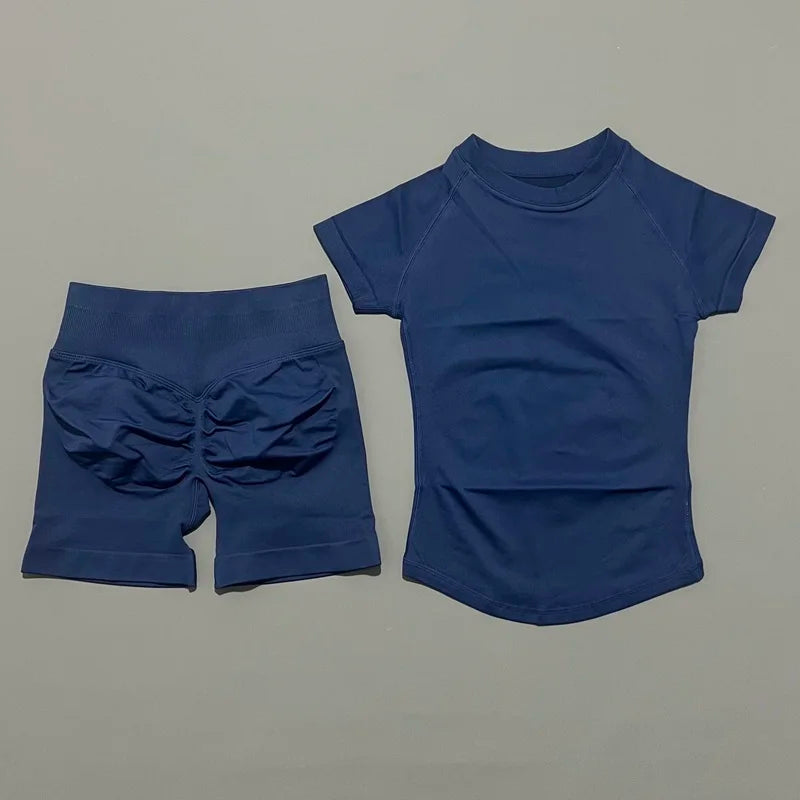 Women's Seamless Ribbed Workout Set