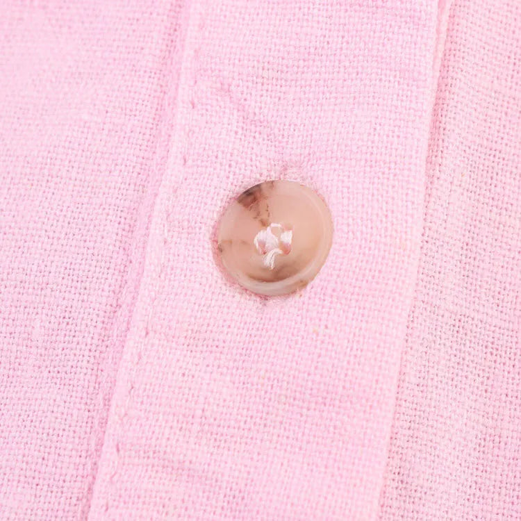 Womens Oversized V-Neck button-Down