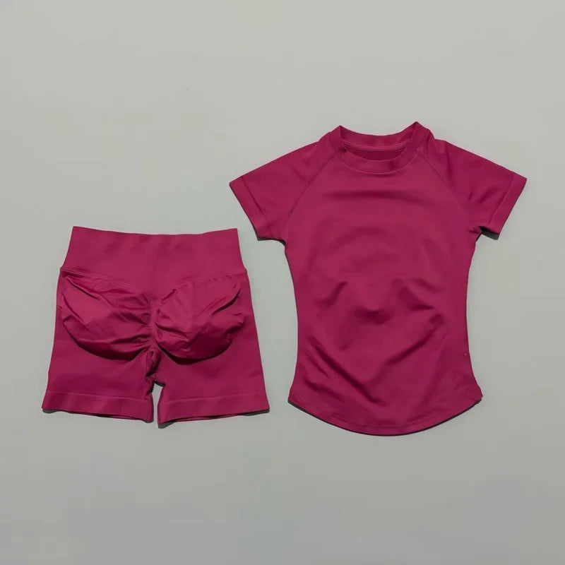 Women's Seamless Ribbed Workout Set