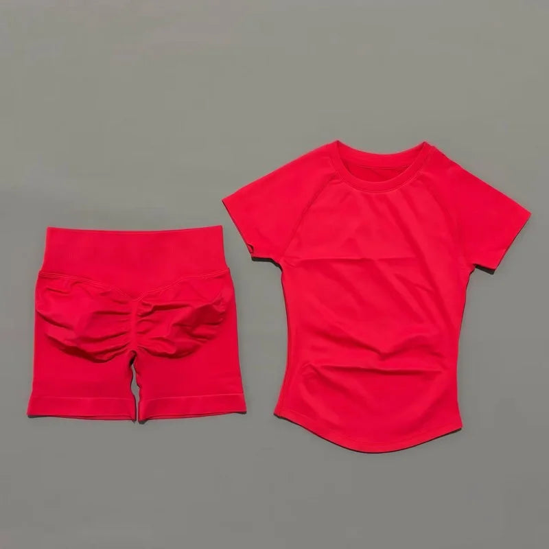 Women's Seamless Ribbed Workout Set